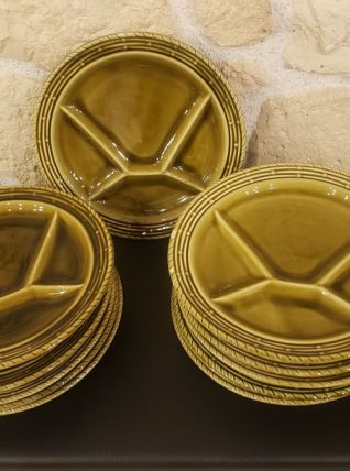 12 assiettes à fondue Sarreguemines