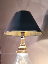 lampe or et  verre  delux   desing 1970 a  80  ,  demontable