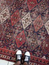 Tapis ancien Persan Afshar fait main, 1C1012