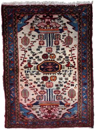 Tapis vintage Persan Mahal fait main, 1C1013