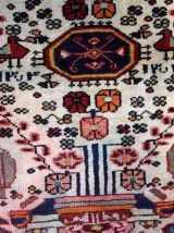 Tapis vintage Persan Mahal fait main, 1C1013