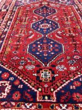 Tapis vintage Persan Shiraz fait main, 1C1018