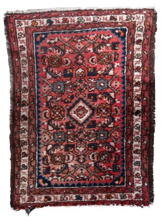 Tapis vintage Persan Hamadan fait main, 1C1019