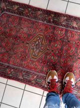 Tapis vintage Persan Hamadan fait main, 1C1021