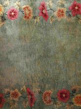 Tapis ancien Chinois Art Deco fait main, 1B394