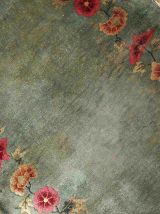 Tapis ancien Chinois Art Deco fait main, 1B394