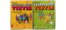 Hergé Jouons avec Tintin à Moulinsart et Jouons avec Tintin 