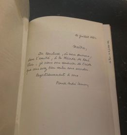 Edition originale signée + lettre : Franck André Jamme L’omb