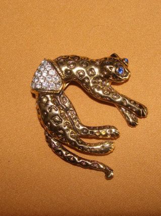 Broche Panthère années 80