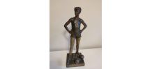 statuette haltérophile