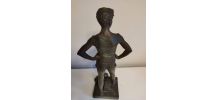 statuette haltérophile
