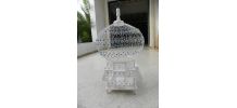 Cage Oiseaux Sidi Bousaid Tunisien Blanc et Bleu