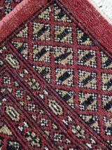 Tapis vintage Ouzbek Bukhara fait main, 1C1022