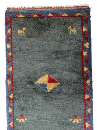 Tapis vintage Persan Gabbeh fait main, 1C1024