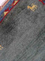 Tapis vintage Persan Gabbeh fait main, 1C1024