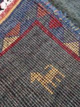 Tapis vintage Persan Gabbeh fait main, 1C1024