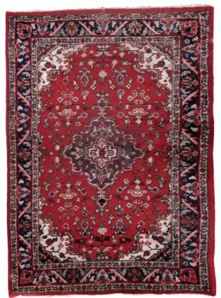 Tapis vintage Persan Hamadan fait main, 1C1026