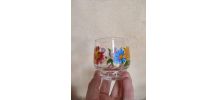 Set de 12 verres Arcoroc motifs floraux