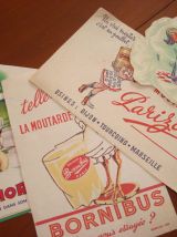 Collection de 134 buvards publicitaires +doubles