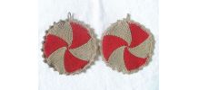 lot de 3 paires de maniques , vintage