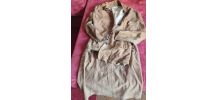 Tailleur Mac Douglas en daim annees 70