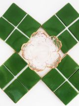 lot dessous de verre + présentoir décoratif