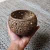 Bougeoir 100% noix de coco