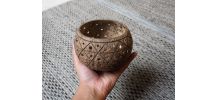 Bougeoir 100% noix de coco