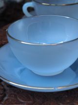 lot 5 tasses + coupelles ARCOPAL