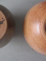 1 LOT DE 2 POTS EN CERAMIQUE