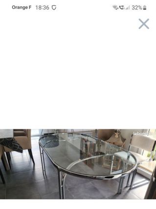 Table vintage des années 1970