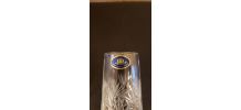 2 flûtes à champagne Karas Crystal