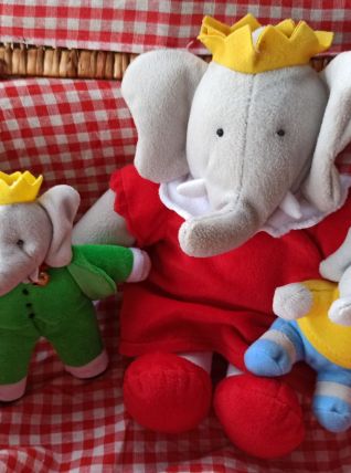 Lot jouets vintage Babar (Lansay)