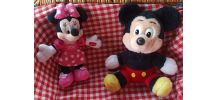 Peluche vintage Walt Disney Mickey Mouse 