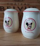 Salière poivrière Mickey Mouse, officiel Walt Disney 