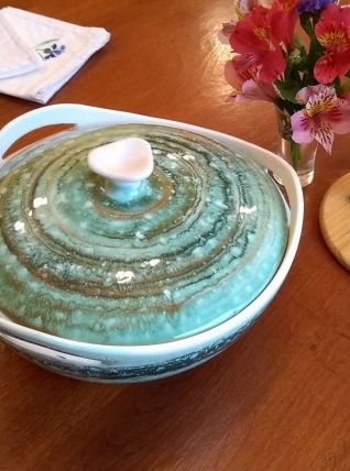 Soupière et couvercle en NIDERVILLER  MOUSSE 60/70 