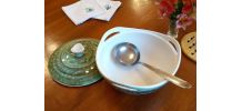Soupière et couvercle en NIDERVILLER  MOUSSE 60/70 