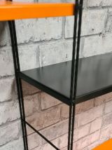 Etagere string style tomado 1960  a 70 metal 4 tablettes ora