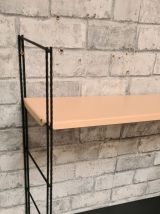 Etagere string style tomado 1960  a 70 metal 4 tablettes ora