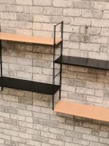 Etagere string style tomado 1960  a 70 metal 4 tablettes ora