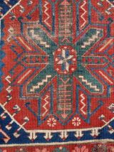 Tapis ancien Caucasien Shirvan fait main, 1P101
