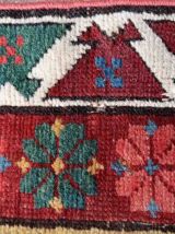Tapis ancien Caucasien Shirvan fait main, 1P101