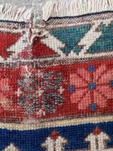 Tapis ancien Caucasien Shirvan fait main, 1P101