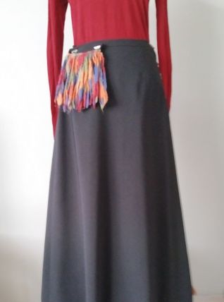 jupe longue + triangle noir Biche de Bere