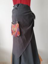 jupe longue + triangle noir Biche de Bere