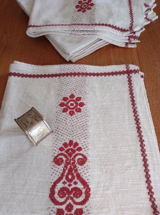 Serviettes de table vintage