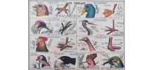Affiche scolaire vintage MDI