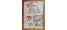 Affiche scolaire vintage MDI