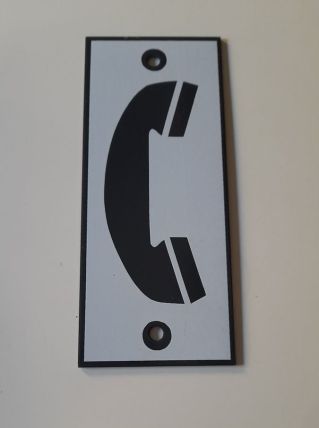Plaque émaillée sncf 