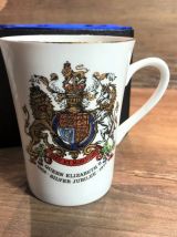 Mug Jubilé Argent 1952/1977 - Reine Elisabeth II - Numéroté